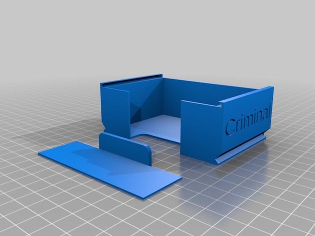 netrunner penal de la tapa caja juguete juego accesorios personalizado 3D print model - Mito3D