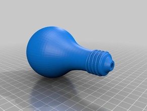 luz do bulbo decoração lâmpada 3d print model - Mito3D