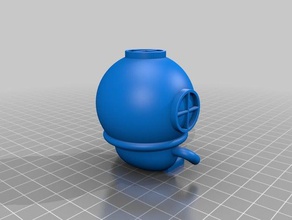 scuba diver bath toy toys games 3d print model - Mito3D