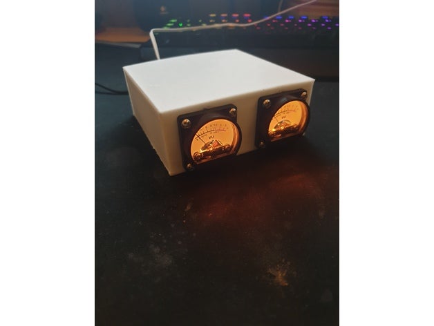 vu meter electronics 3D print model - Mito3D