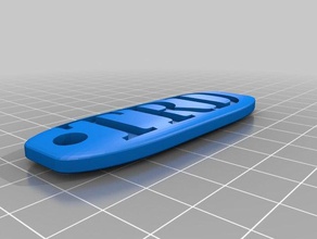 trd logo 3d stampa 3d print model - Mito3D