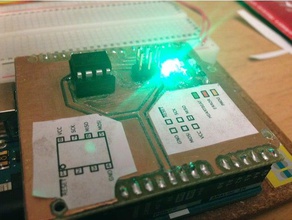 avr programming shield electronics arduino programmer milling pcb 3d print model - Mito3D