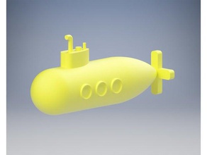sous-marin jouet de bain des véhicules la baignoire les enfants 3d print model - Mito3D