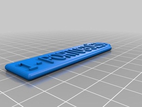 1 port keychains customized 3d print model - Mito3D