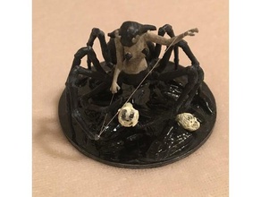 lolth creatures dnd mini miniature dungeons dragons god spider 3d print model - Mito3D