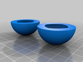 hindistan cevizi kabuğu çift baskı modelleri 3d print model - Mito3D