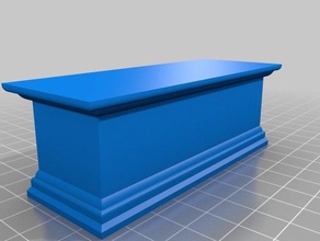 church altar model furniture alter desk furnishings 3d print model - Mito3D