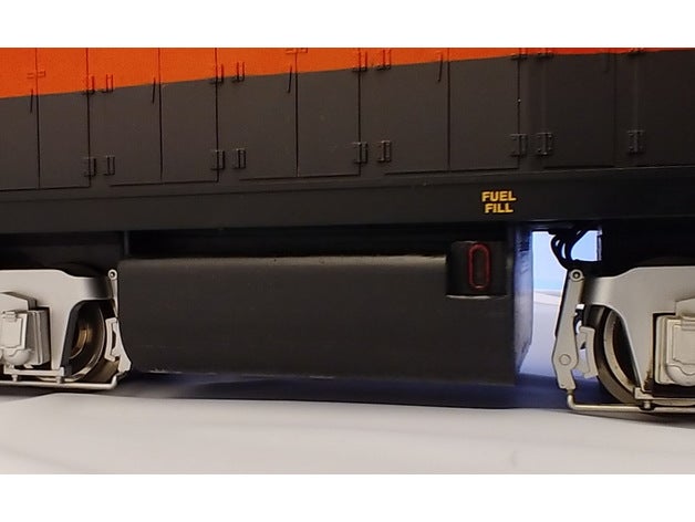 ABD trenler W2 yakıt tankı emd modelleri bahçe tren ölçek lokomotif model modeli 3D print model - Mito3D