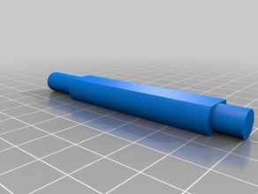 girar o revólver porta-caneta eixo aperfeiçoada adereços fidget mão giratório porta-lápis 3d print model - Mito3D