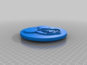 mickey mouse yüz nanopattern 3d baskı 3d print model - Mito3D