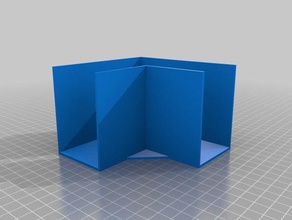 ıkea kallax köşe parantez organizasyon 3d print model - Mito3D