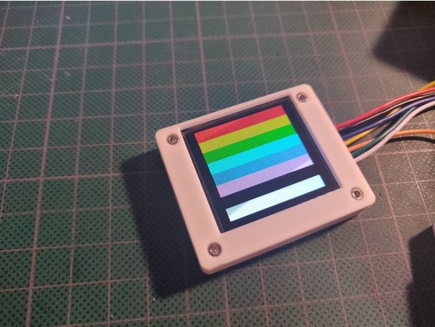 waveshare 15-Zoll-rgb-oled-Modul Gehäuse Elektronik 3D print model - Mito3D