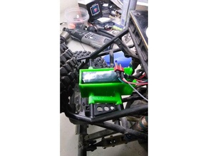 axial bombardero de la batería (atrás caja luz 800-1300 mah 3s lipo rc vehículos rastreador 3d print model - Mito3D