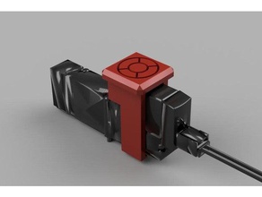 manual actuation button smc sy3140-6lz solenoid valve robotics actuator first frc 3d print model - Mito3D