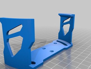 fingbox wall mount bracket scifi organization 3d print model - Mito3D