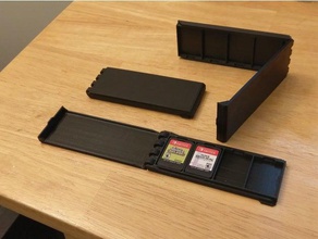 la stampa-in-place cerniera nintendo interruttore supporto della cartuccia video giochi di gioco 3d print model - Mito3D
