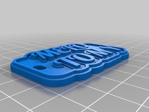zama unicorn keychains customized 3d print model - Mito3D