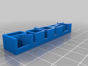 il mio 3d personalizzati targhetta sculture 3d print model - Mito3D