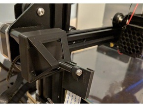 picam wraparound mounting bracket ender 3 3d printer accessories camera mount raspicam 3d print model - Mito3D