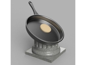 pancake day award decor trophy 3d print model - Mito3D