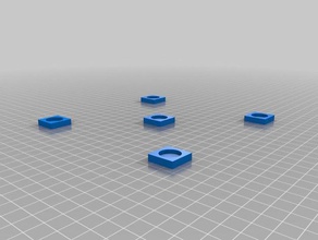 warp test-cubes 3d drucken tests bed leveling warping-test 3d print model - Mito3D