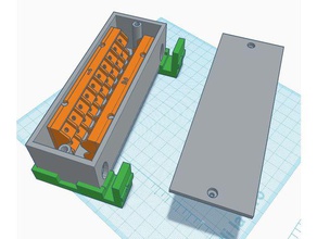 compacto de la caja empalmes 40 terminales 3d impresora accesorios hce hipercubo los cables 3d print model - Mito3D