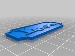 my customized nameplate decor 3d print model - Mito3D