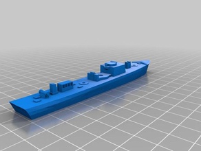 mayın tarlası 1300 r-tekne İkinci Dünya Savaşı Alman motor araç model tekne gemi modeli deniz minyatür wargames wargaming 3d print model - Mito3D