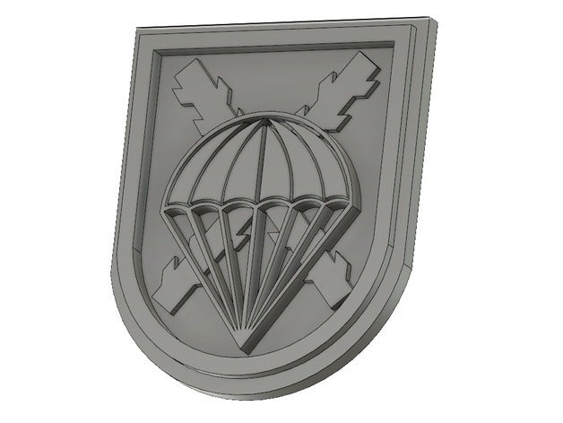 bripac insignia signs logos 3D print model - Mito3D