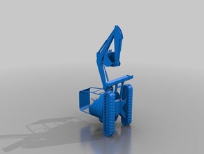 mini-excavator vehicles 3d print model - Mito3D