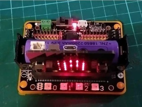 stand kittenbot robotbit v2 bbc microbit electronics plate 3d print model - Mito3D