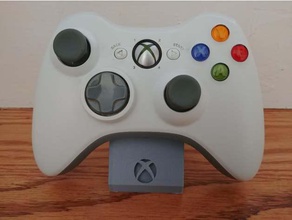 xbox 360 controller stand logo video games xbox360 3d print model - Mito3D