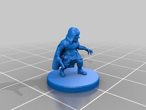 gnome illusionist miniature toy game accessories 3dprintable dungeons dragons tabletop 3d print model - Mito3D