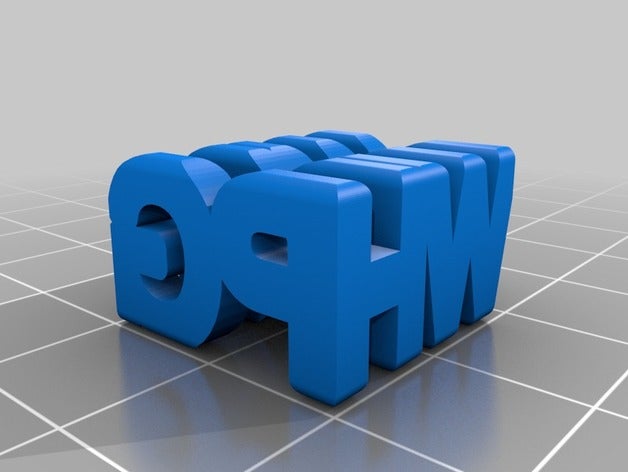 mon personnalisés en deux mots sculpture tamia hall sculptures 3D print model - Mito3D