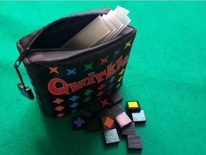 qwirkle de viaje soporte los azulejos juegos boardgame 3d print model - Mito3D