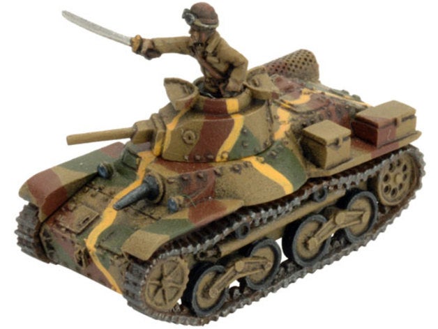 28 mm ha-go 95 japonés tanque ligero 2 ª guerra mundial juegos imperio 3D print model - Mito3D