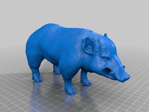 boar pencil holder tool holders boxes 3d print model - Mito3D