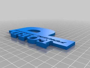 ford powerstroke logo 3d printing 3d print model - Mito3D