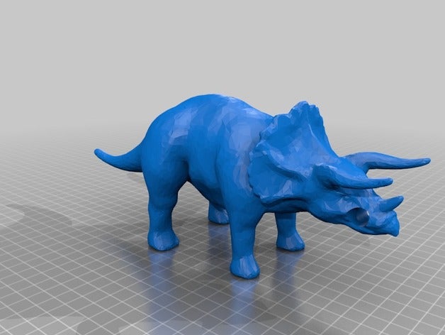 triceratops pencil holder tool holders boxes 3D print model - Mito3D