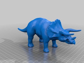 triceratops porte-crayon outil de les titulaires boîtes 3d print model - Mito3D