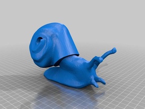 snail pencil holder tool holders boxes 3d print model - Mito3D