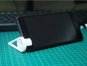 simples, multi-ângulo de suporte do telefone móveis smartphone stand 3d print model - Mito3D