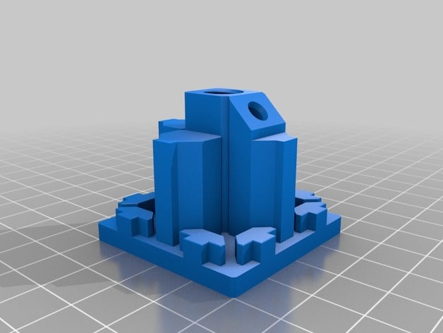 4040 end cap caster roller 38 -16 threads 3d printer accessories 3D print model - Mito3D