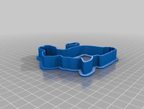 meu cookie personalizado cortador de personalizador sistemas a cozinha jantar 3d print model - Mito3D