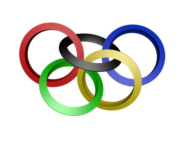 jogos olímpicos de anéis a arte olympicsgames 3D print model - Mito3D