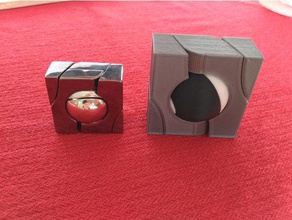 hanayama cast marble puzzle puzzles interlocking sphere 3d print model - Mito3D
