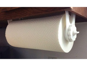 tensión ajustable toalla de papel titular cocina comedor 3d print model - Mito3D