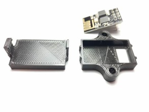 esp8266-01 mountable case electronics 8266 esp 3d print model - Mito3D