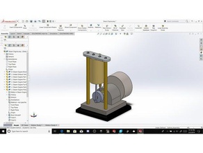 motore a vapore ingegneria 3d print model - Mito3D