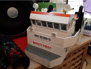 sign ships superstructure safety first rc vehicles 3d print model - Mito3D